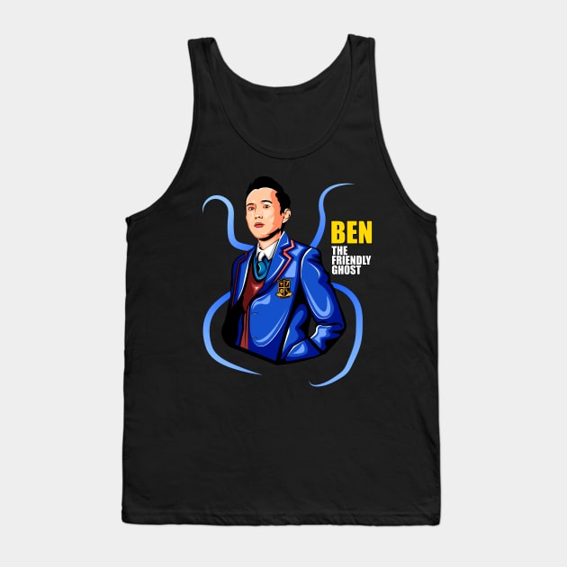 Ben The Friendly Ghost Tank Top by happymonday